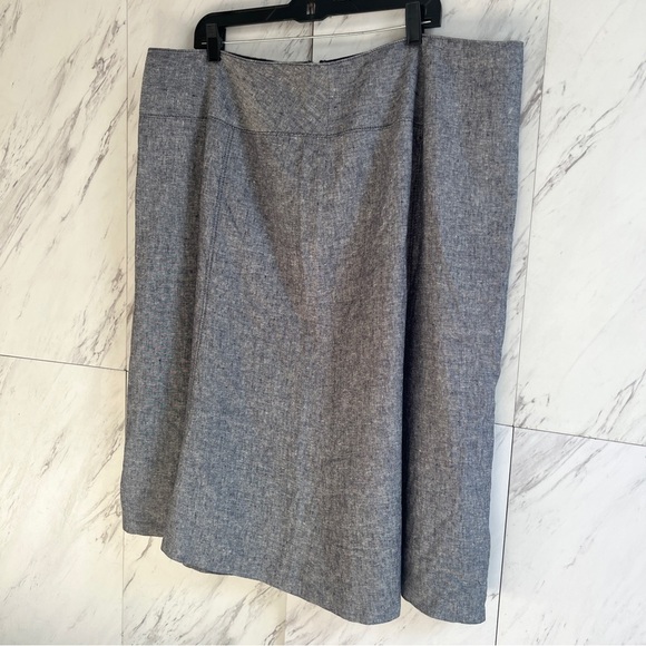 Anne Klein Linen Skirt SZ 20W - Picture 2 of 6